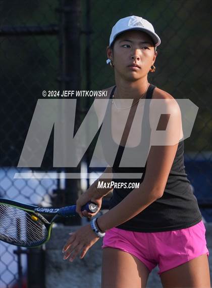 Thumbnail 1 in NCHSAA 3A Tennis Individual Final photogallery.