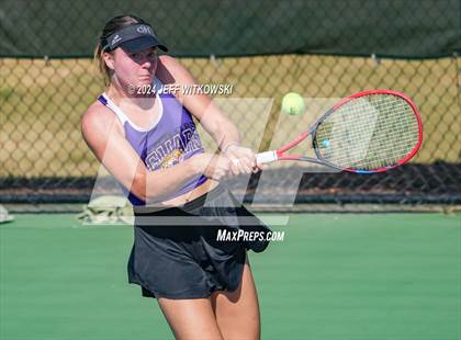 Thumbnail 1 in NCHSAA 3A Tennis Individual Final photogallery.