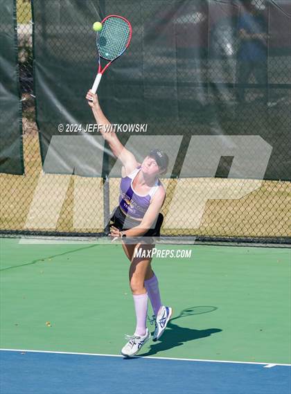 Thumbnail 1 in NCHSAA 3A Tennis Individual Final photogallery.