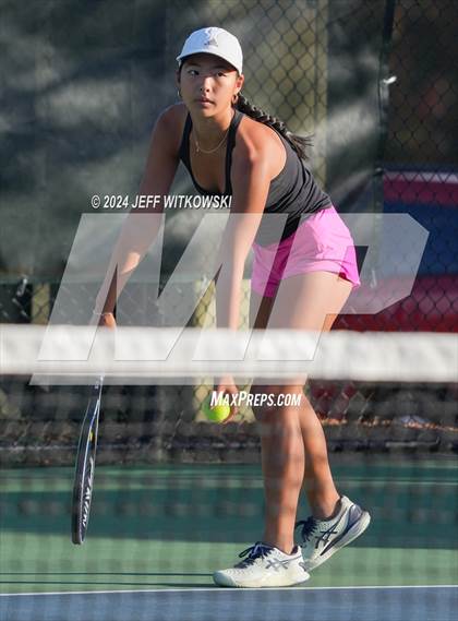 Thumbnail 2 in NCHSAA 3A Tennis Individual Final photogallery.