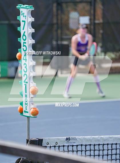 Thumbnail 1 in NCHSAA 3A Tennis Individual Final photogallery.