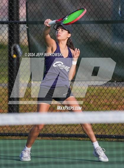 Thumbnail 2 in NCHSAA 3A Tennis Individual Final photogallery.