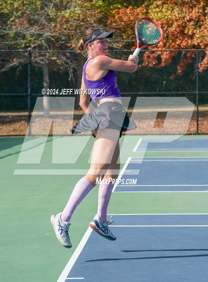 Thumbnail 2 in NCHSAA 3A Tennis Individual Final photogallery.