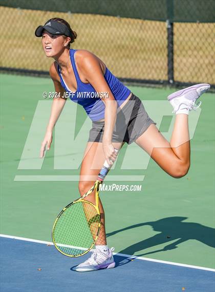 Thumbnail 3 in NCHSAA 3A Tennis Individual Final photogallery.