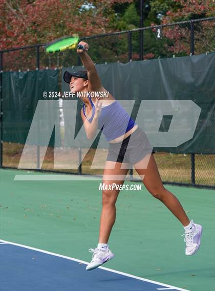 Thumbnail 3 in NCHSAA 3A Tennis Individual Final photogallery.