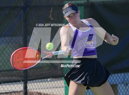 Thumbnail 3 in NCHSAA 3A Tennis Individual Final photogallery.