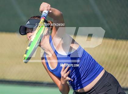 Thumbnail 1 in NCHSAA 3A Tennis Individual Final photogallery.
