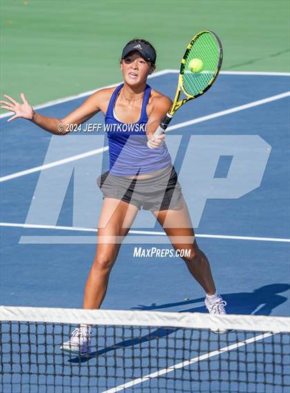 Thumbnail 1 in NCHSAA 3A Tennis Individual Final photogallery.