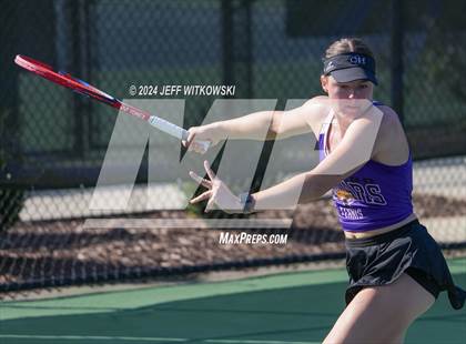 Thumbnail 1 in NCHSAA 3A Tennis Individual Final photogallery.