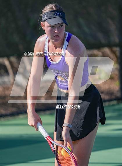 Thumbnail 2 in NCHSAA 3A Tennis Individual Final photogallery.