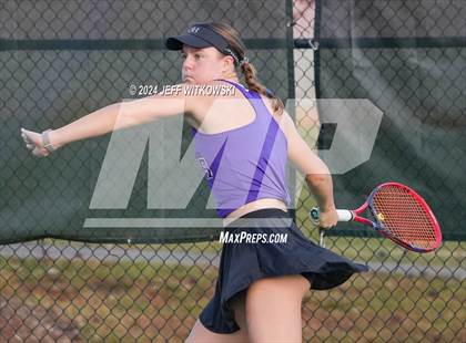 Thumbnail 2 in NCHSAA 3A Tennis Individual Final photogallery.