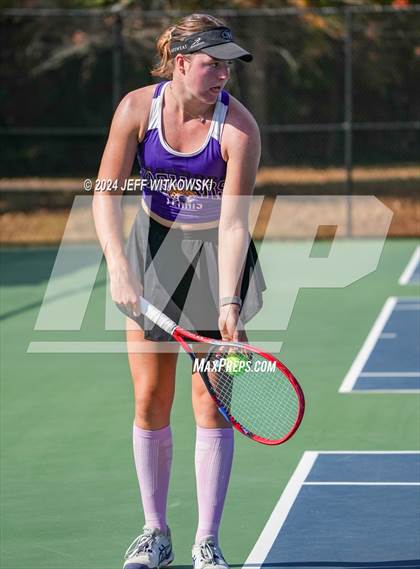 Thumbnail 1 in NCHSAA 3A Tennis Individual Final photogallery.