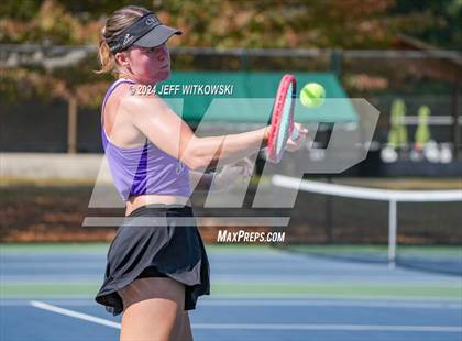 Thumbnail 2 in NCHSAA 3A Tennis Individual Final photogallery.