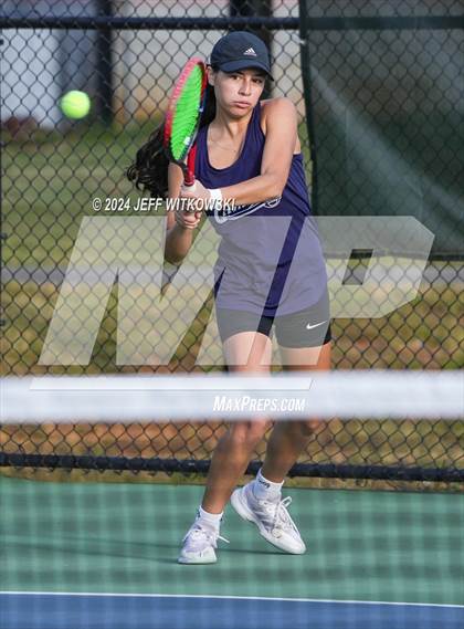 Thumbnail 1 in NCHSAA 3A Tennis Individual Final photogallery.