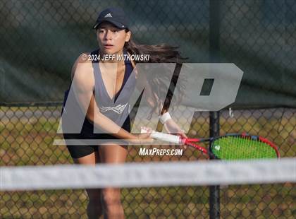 Thumbnail 3 in NCHSAA 3A Tennis Individual Final photogallery.