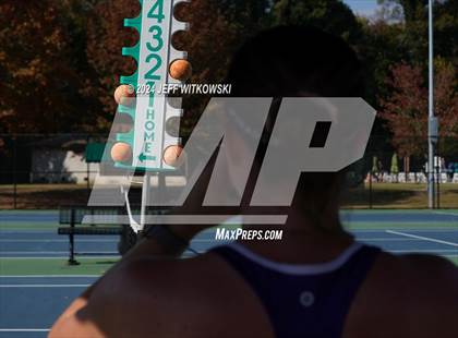 Thumbnail 1 in NCHSAA 3A Tennis Individual Final photogallery.