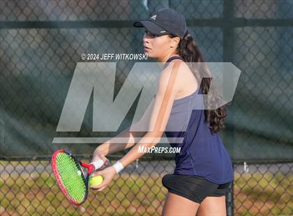 Thumbnail 2 in NCHSAA 3A Tennis Individual Final photogallery.