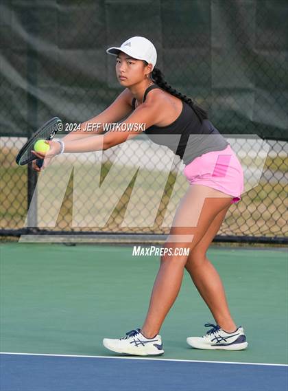 Thumbnail 3 in NCHSAA 3A Tennis Individual Final photogallery.