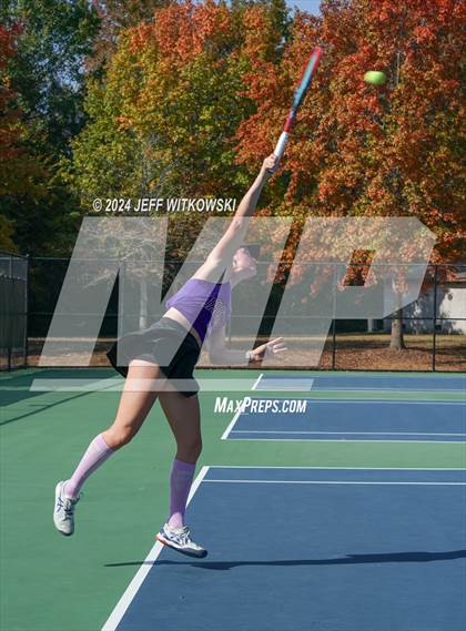 Thumbnail 2 in NCHSAA 3A Tennis Individual Final photogallery.
