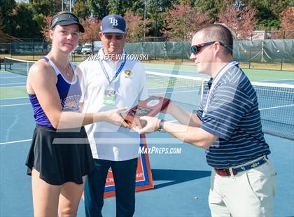 Thumbnail 1 in NCHSAA 3A Tennis Individual Final photogallery.
