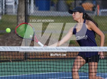 Thumbnail 1 in NCHSAA 3A Tennis Individual Final photogallery.
