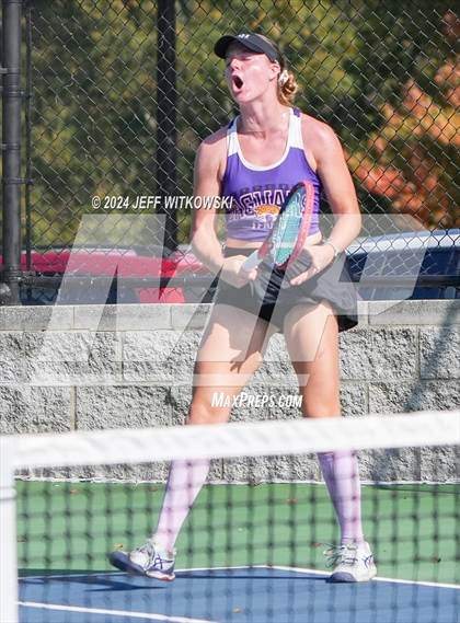 Thumbnail 1 in NCHSAA 3A Tennis Individual Final photogallery.