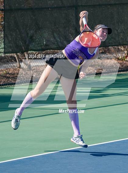 Thumbnail 3 in NCHSAA 3A Tennis Individual Final photogallery.