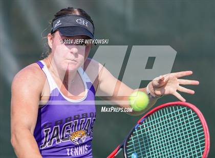 Thumbnail 3 in NCHSAA 3A Tennis Individual Final photogallery.