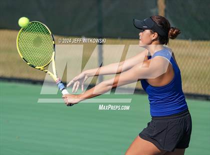 Thumbnail 1 in NCHSAA 3A Tennis Individual Final photogallery.