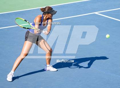 Thumbnail 3 in NCHSAA 3A Tennis Individual Final photogallery.