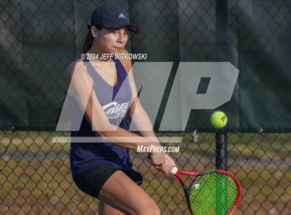 Thumbnail 2 in NCHSAA 3A Tennis Individual Final photogallery.