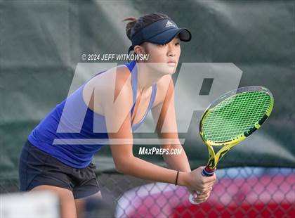 Thumbnail 1 in NCHSAA 3A Tennis Individual Final photogallery.