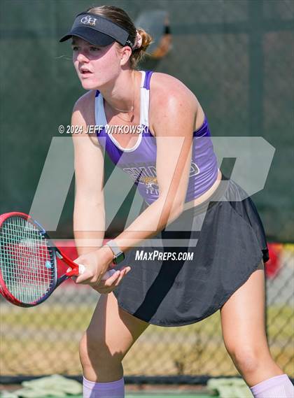 Thumbnail 1 in NCHSAA 3A Tennis Individual Final photogallery.