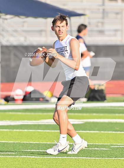 Thumbnail 2 in Northwest Christian vs. Bourgade Catholic (Goldwater 7 on 7 Tournament) photogallery.