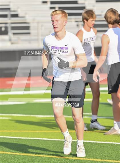 Thumbnail 3 in Northwest Christian vs. Bourgade Catholic (Goldwater 7 on 7 Tournament) photogallery.