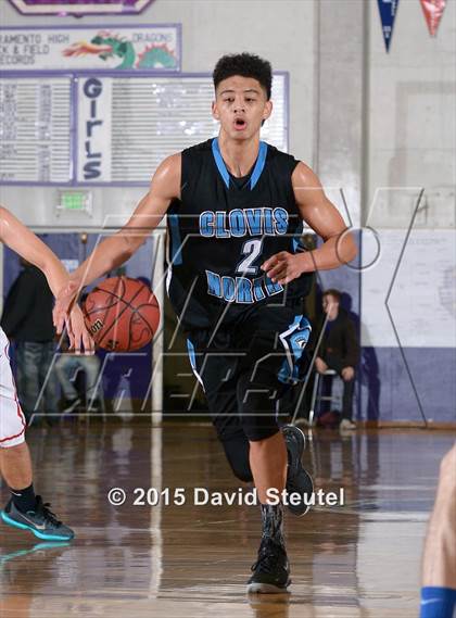 Thumbnail 1 in Clovis North vs. Christian Brothers (St. Hope Elite Classic) photogallery.