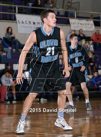 Thumbnail 1 in Clovis North vs. Christian Brothers (St. Hope Elite Classic) photogallery.