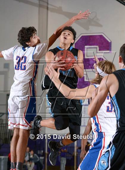 Thumbnail 1 in Clovis North vs. Christian Brothers (St. Hope Elite Classic) photogallery.