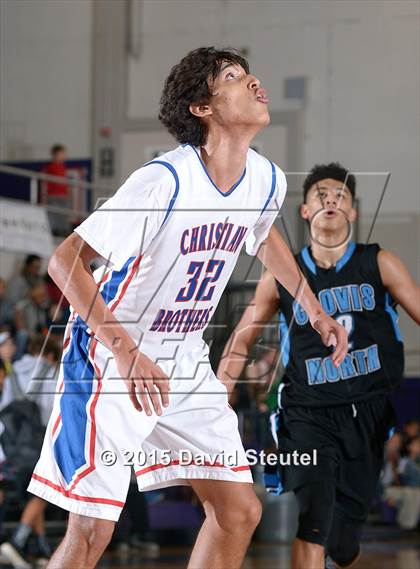 Thumbnail 1 in Clovis North vs. Christian Brothers (St. Hope Elite Classic) photogallery.