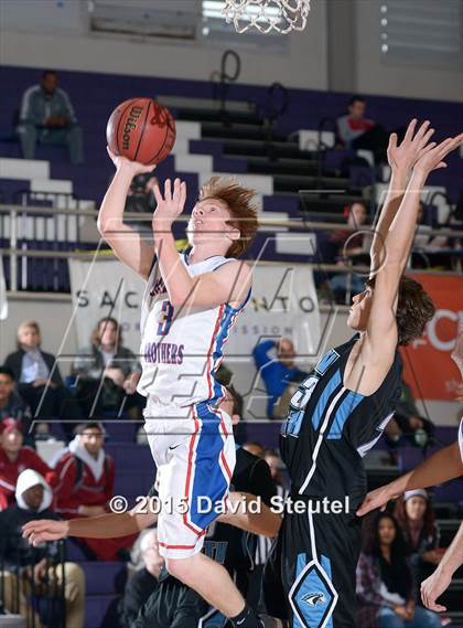 Thumbnail 2 in Clovis North vs. Christian Brothers (St. Hope Elite Classic) photogallery.