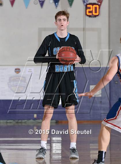 Thumbnail 3 in Clovis North vs. Christian Brothers (St. Hope Elite Classic) photogallery.