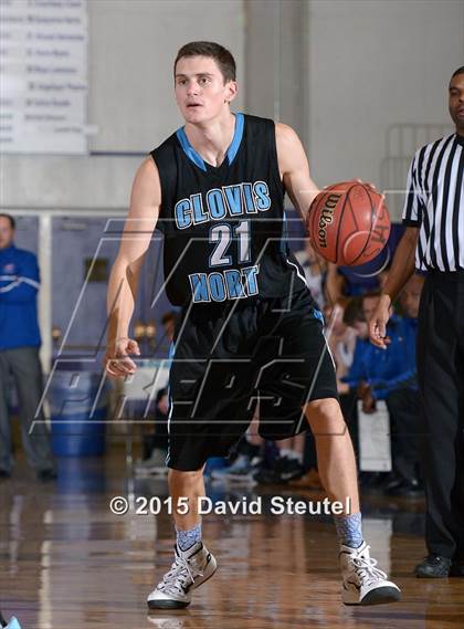 Thumbnail 3 in Clovis North vs. Christian Brothers (St. Hope Elite Classic) photogallery.