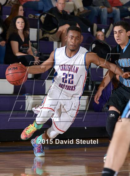 Thumbnail 2 in Clovis North vs. Christian Brothers (St. Hope Elite Classic) photogallery.