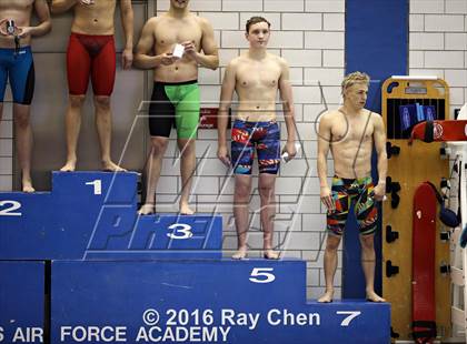 Thumbnail 1 in CHSAA 5A Swimming Championships (Podium/Awards) photogallery.