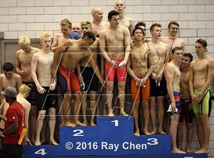 Thumbnail 2 in CHSAA 5A Swimming Championships (Podium/Awards) photogallery.