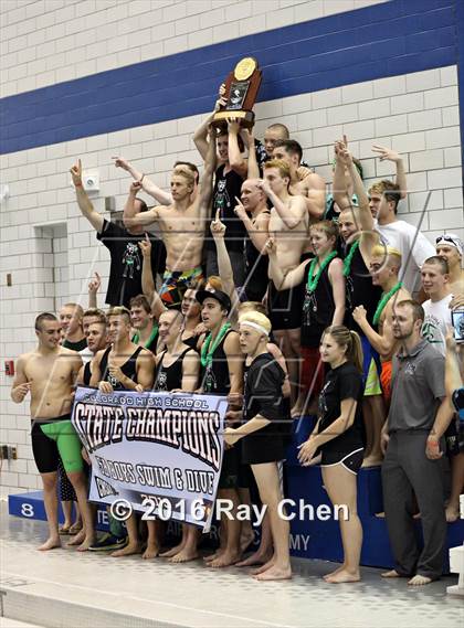 Thumbnail 3 in CHSAA 5A Swimming Championships (Podium/Awards) photogallery.