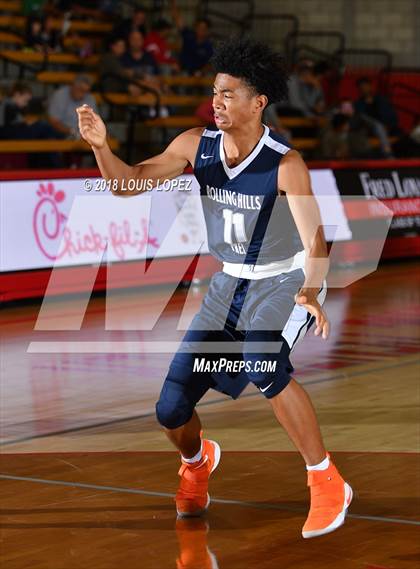 Thumbnail 1 in Corona del Mar vs. Rolling Hills Prep (Nike Extravaganza) photogallery.