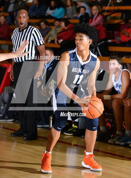 Thumbnail 3 in Corona del Mar vs. Rolling Hills Prep (Nike Extravaganza) photogallery.