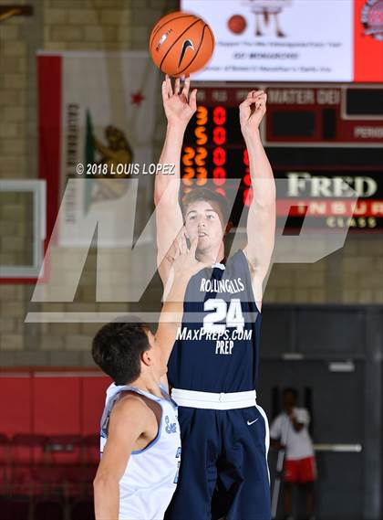 Thumbnail 2 in Corona del Mar vs. Rolling Hills Prep (Nike Extravaganza) photogallery.