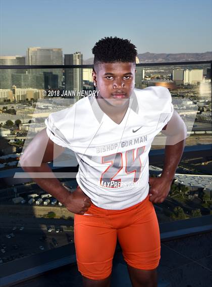 Thumbnail 1 in Bishop Gorman (Preseason Early Contenders Photo Shoot) photogallery.